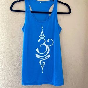 “BREATHE” RACERBACK TANK